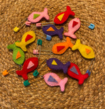 Cute Colorful Baby Taweez Pins from Shaykh Hisham’s Closet