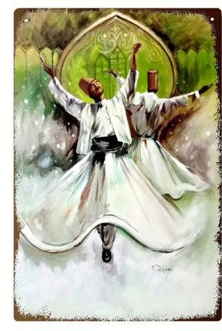 8”x12” Whirling Dervish Wall Art Print
