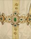 Exquisite Rhinestone Waist Belt with Adjustable Segments