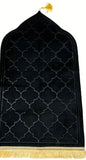Plush Velvet Prayer Carpet Rug Sajada various colors