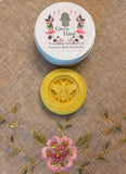 Handcrafted Organic Shea Butter & Turmeric Burn Rash Itch Moisturizing Lotion Bar