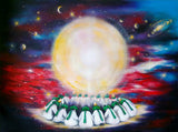 Naqshbandi art: acrylic paintings
