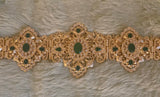 Exquisite Rhinestone Waist Belt with Adjustable Segments