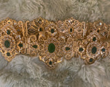 Exquisite Rhinestone Waist Belt with Adjustable Segments
