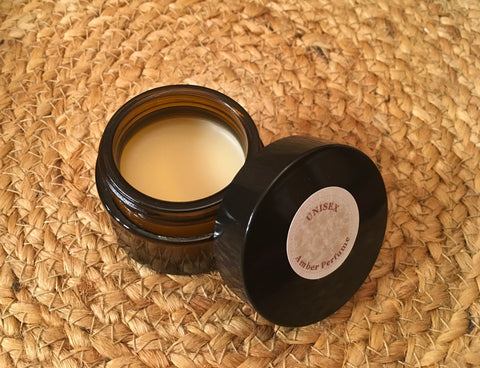 Handcrafted Amber Solid Perfume Balm