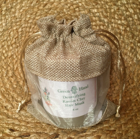 Green Hand Gardens Naturally Detoxifying Kaolin Clay Hair & Scalp Mask