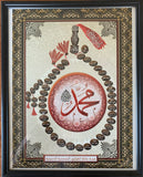 Framed Poster: as-Sayyid Shaykh Hisham Kabbani Family Tree