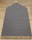 Plush Velvet Prayer Carpet Rug Sajada various colors