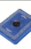 Portable Travel Prayer Mat with Compass, Waterproof Woven Polyester Rug