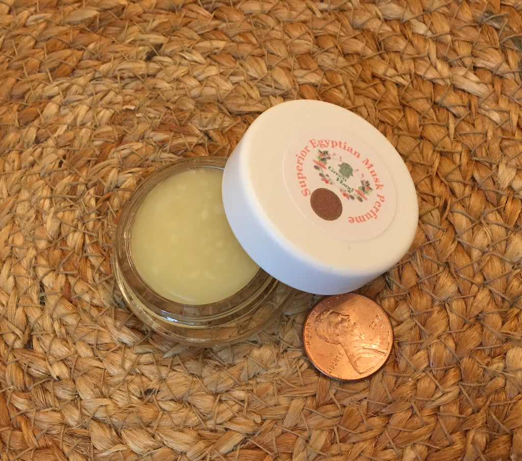 Handcrafted Superior Egyptian Musk Solid Perfume Balm