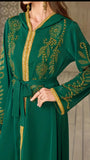 Stunning Green & Gold Special Occasion Dress
