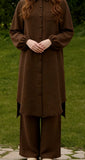 Modest Pants Suit, Brown or Rose