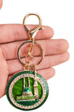 Rhinestone Mosque Car Hanger / Keychain