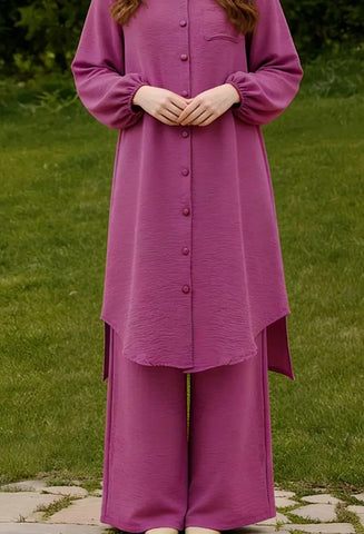 Modest Pants Suit, Brown or Rose