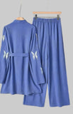 Modest Periwinkle Blue  Pants Suit