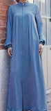 Lt. Blue Casual Abaya Dress XS or Sm