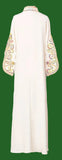 Apricot Rope Embroidered Abaya Dress