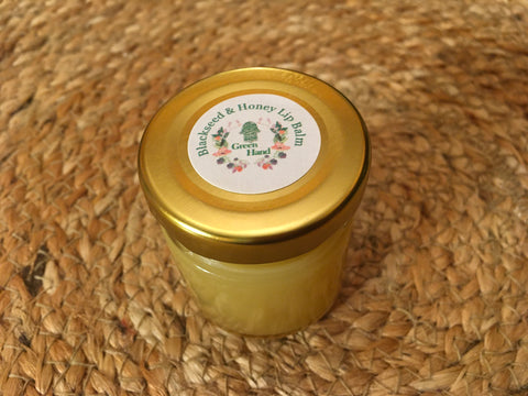 Handcrafted Organic Ultra Moisturizing Black Seed & Manuka Honey  Oil Lip Balm