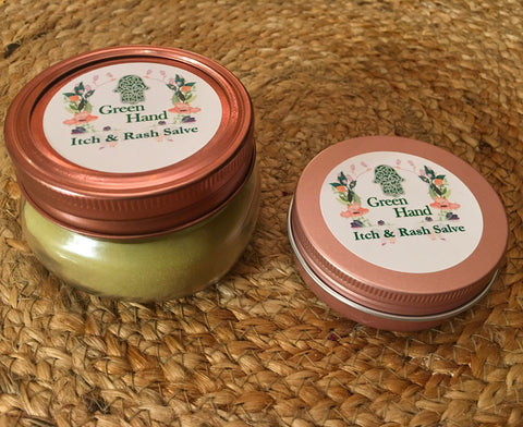 Handcrafted Organic Neem Eczema Itch & Rash Healing Salve