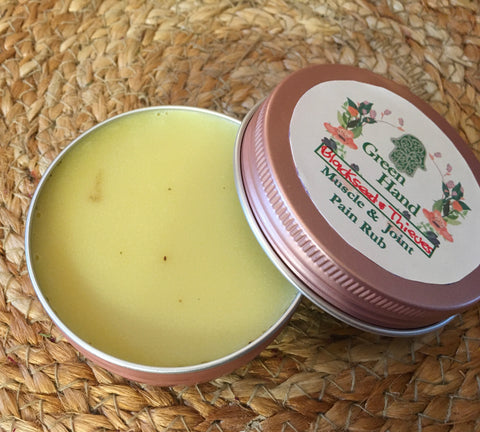 Handcrafted Hemp Thieves Blackseed and Ginger Oil Muscle & Joint Pain Rub