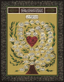 Poster: as-Sayyid Shaykh Hisham Kabbani Family Tree
